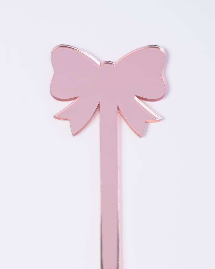 Custom Shape 1-Layer Mirror Acrylic Drink Stirrer