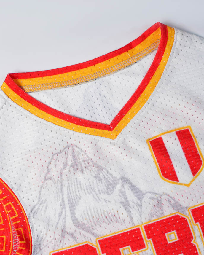 All-over Print Mesh Pet Soccer Jersey (Wide Shoulder)