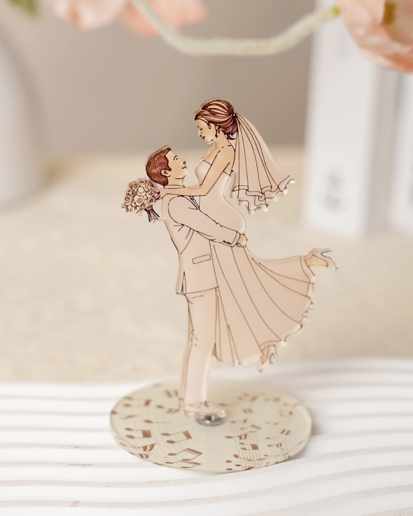 Custom Shape Acrylic Spinning Standee