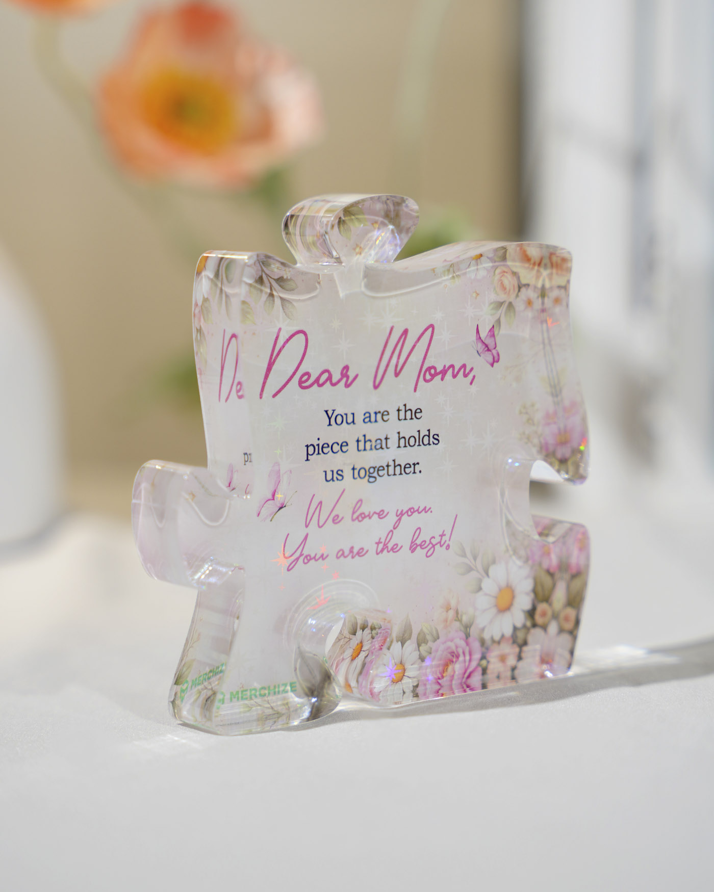 2-side Printed Hologram Acrylic Plaque (without stand) 0.6 IN