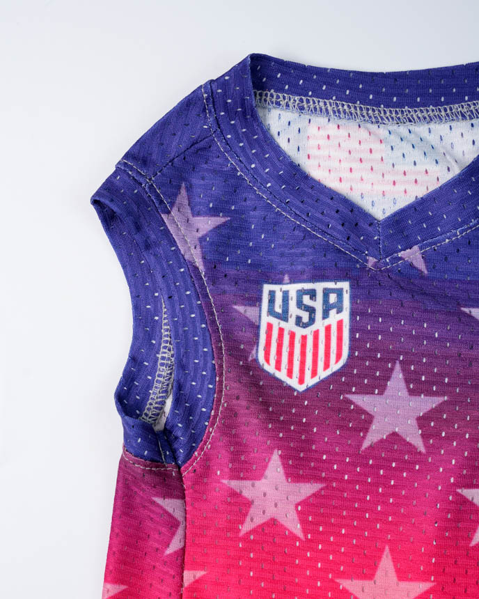 All-over Print Mesh Pet Soccer Jersey (Wide Shoulder)