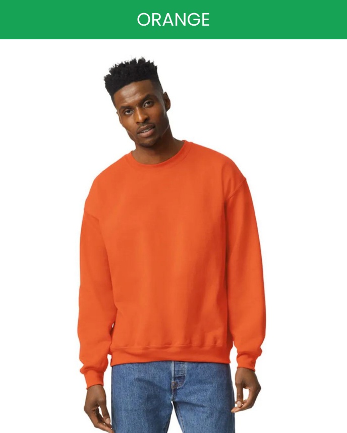 Gildan cheap orange sweatshirt