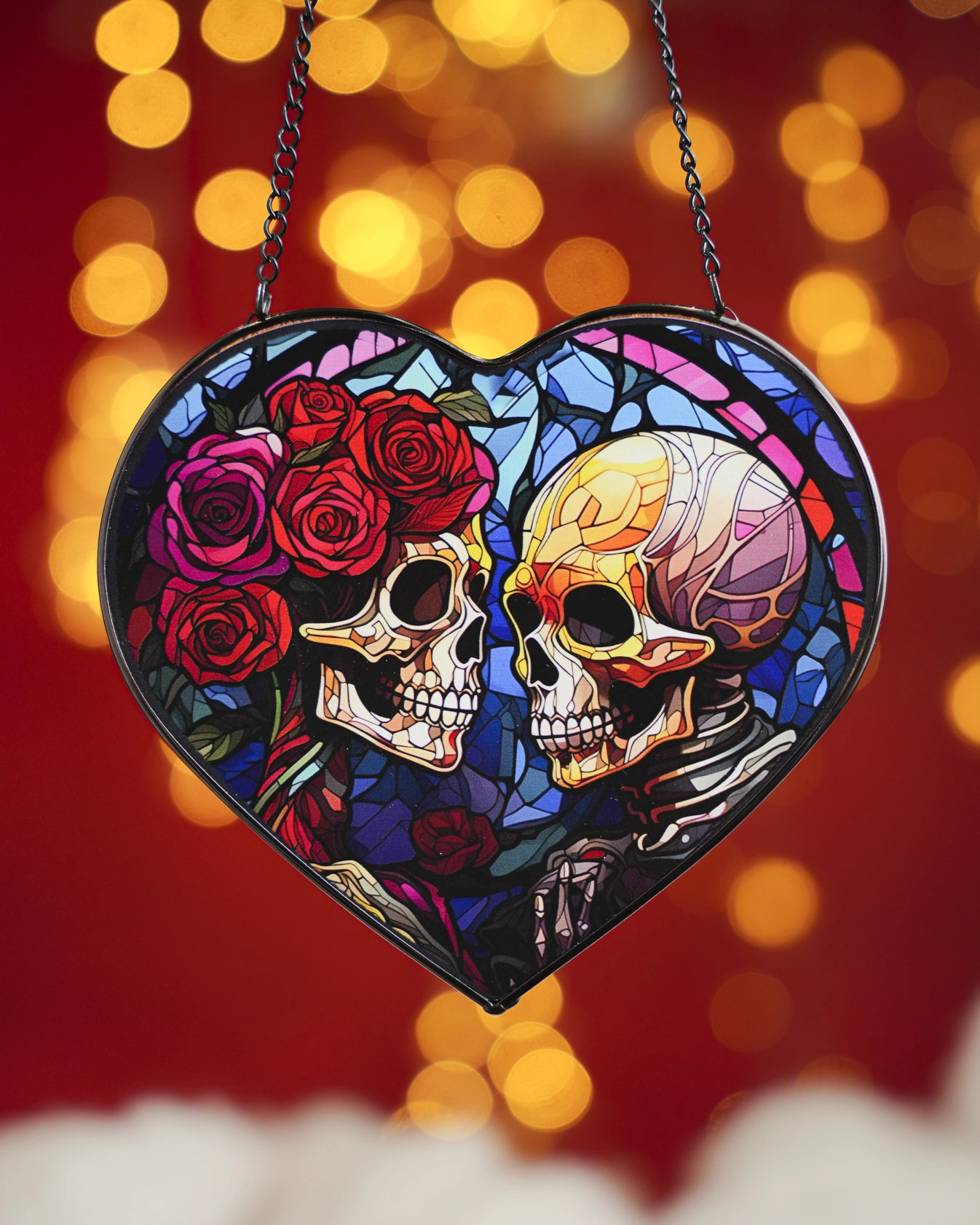 Stained Glass Suncatcher for Window Hanging