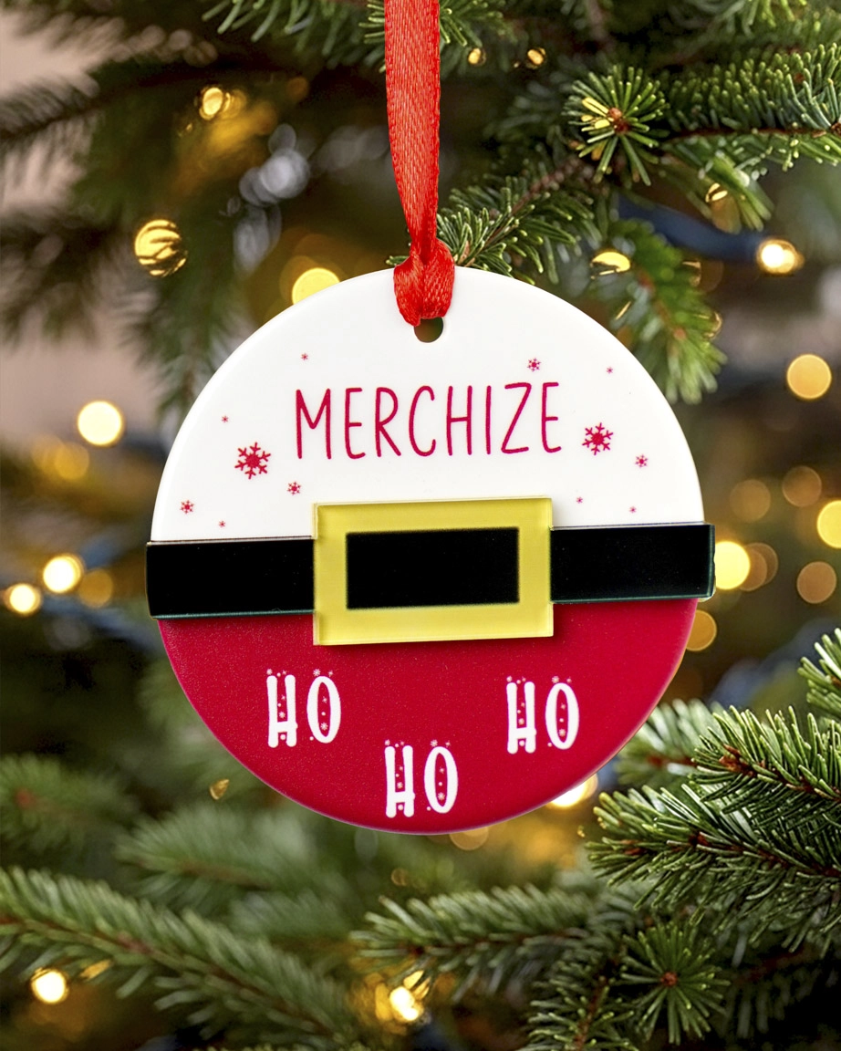 Ceramic and Acrylic Ornament