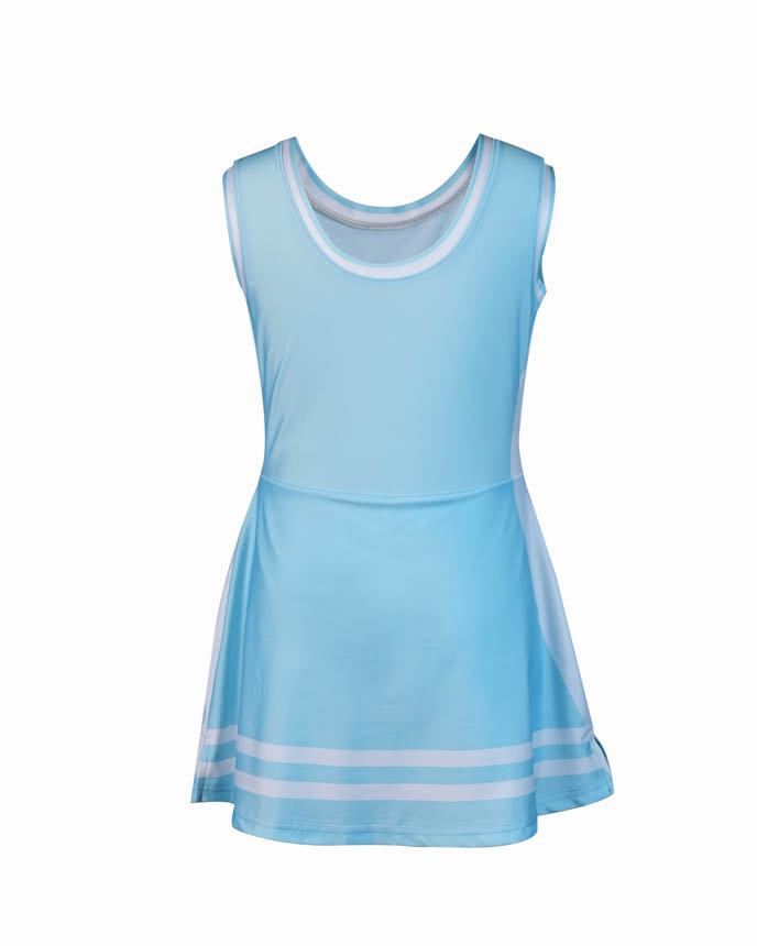 All-over Print Youth Tie-Front Tennis Dress