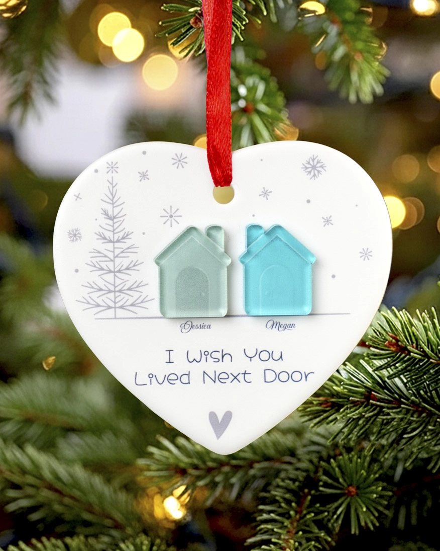 Ceramic and Acrylic Ornament