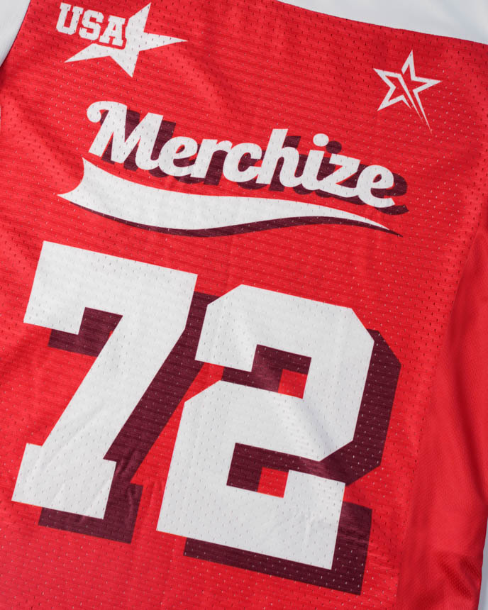 All-over Print Youth Hybrid Mesh V-neck Short Sleeve Jersey With Name Patch