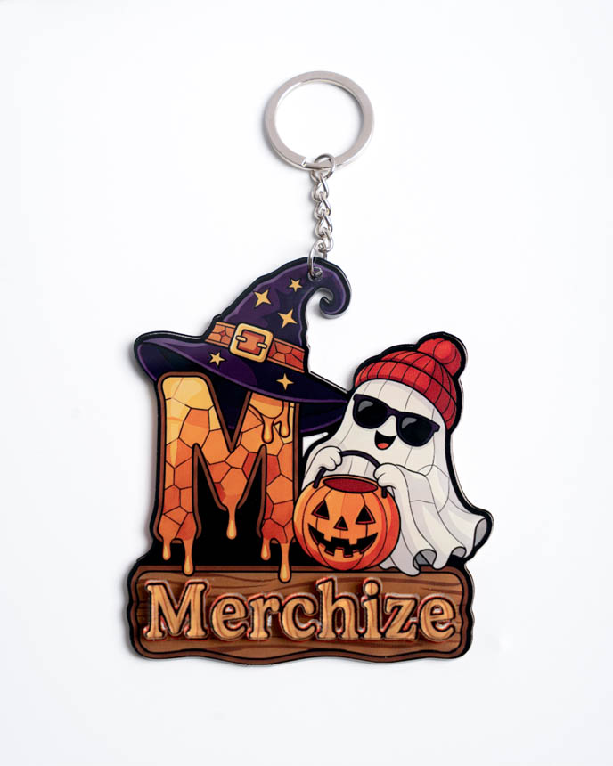 Custom Shape 2-Layer Clear Acrylic Tag