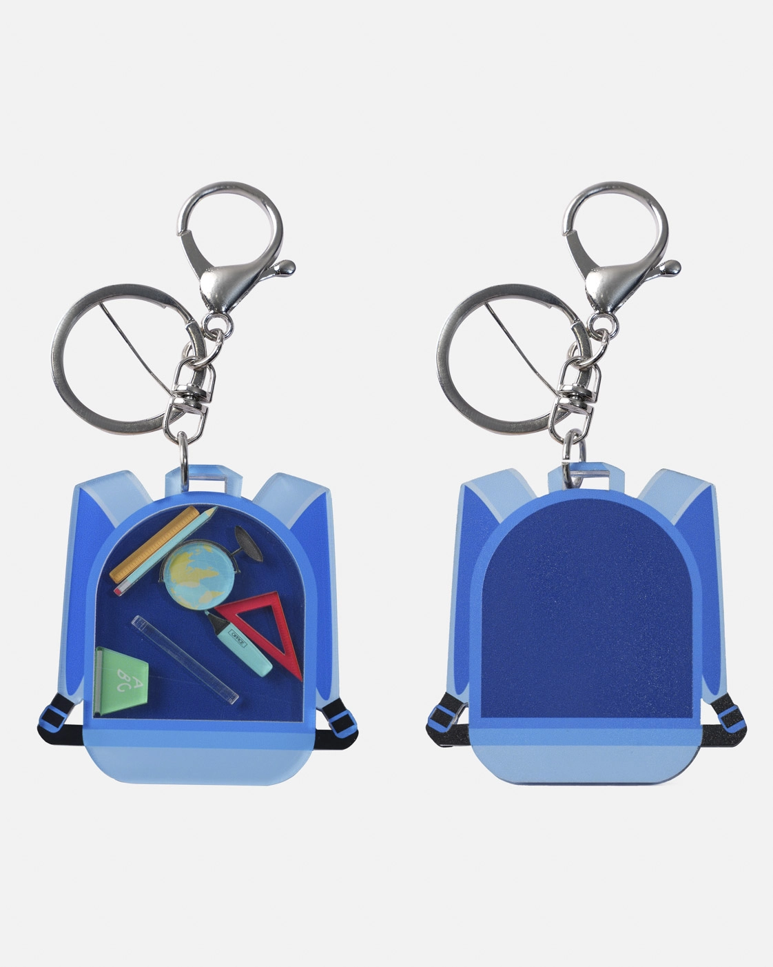 Custom Shape Shaker Keychain