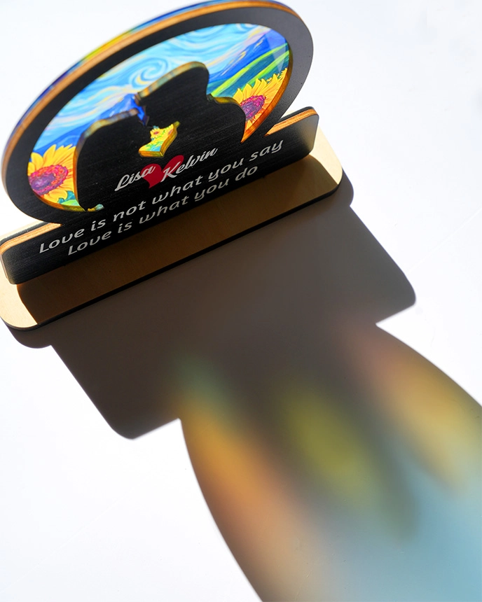 Custom Shape Suncatcher Standee