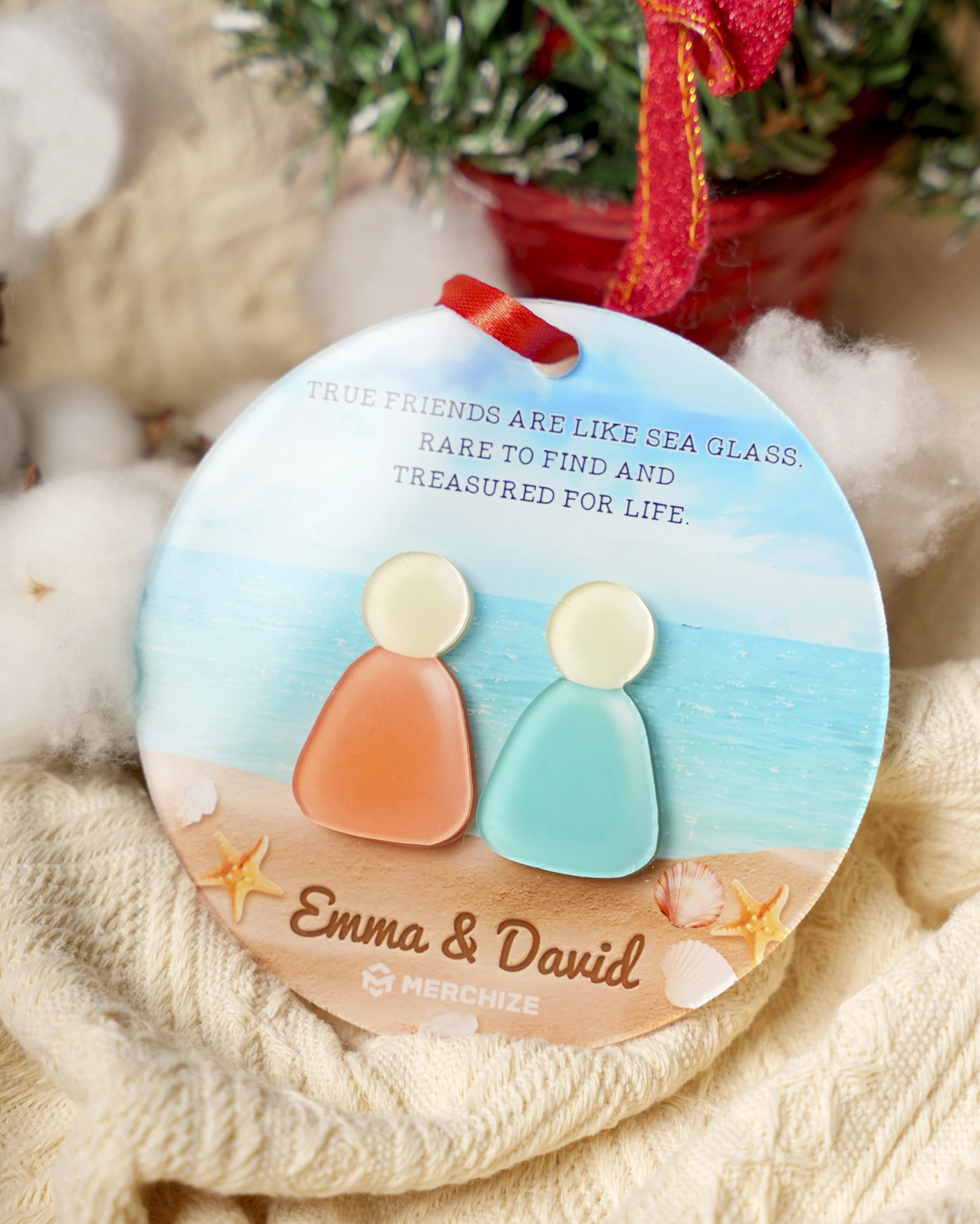 Custom Shape 2-Layer Acrylic Ornament