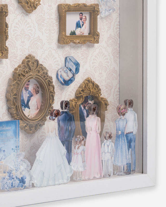 Custom Shape Acrylic And Photo Museum Frame Box