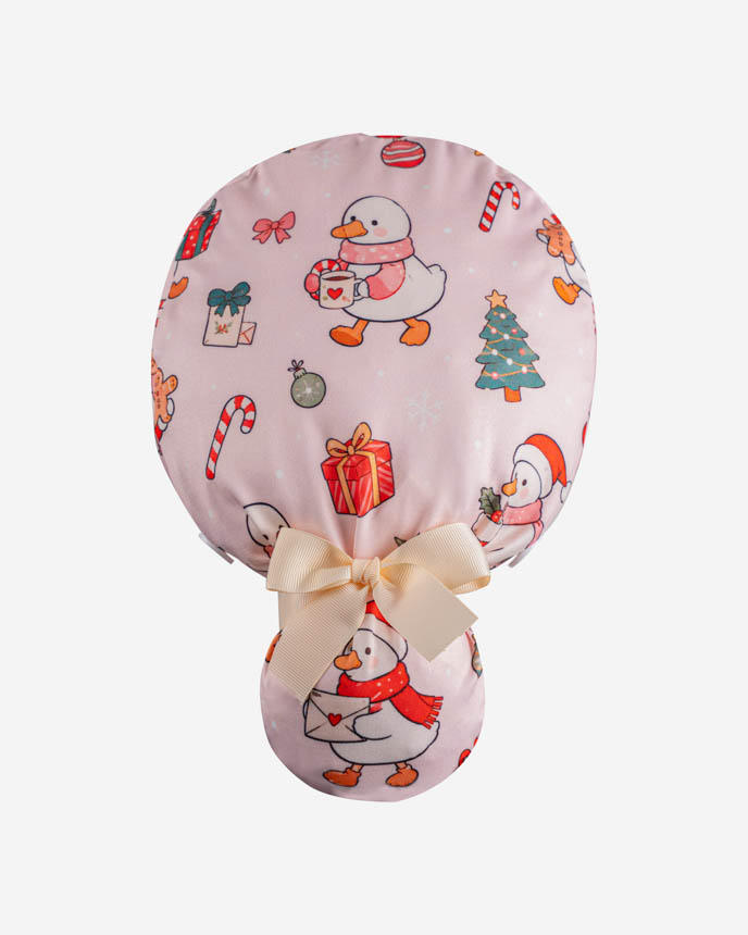 All-over Print Ponytail Scrub Cap