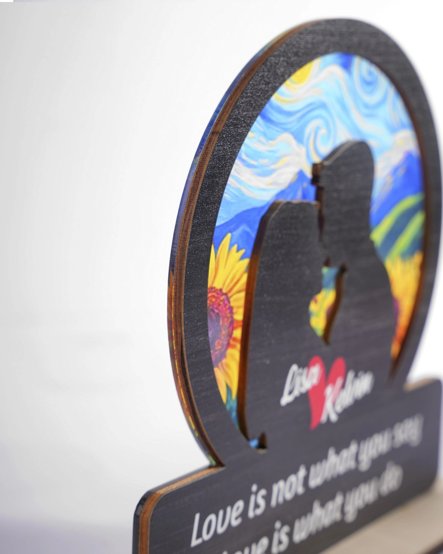 Custom Shape Suncatcher Standee