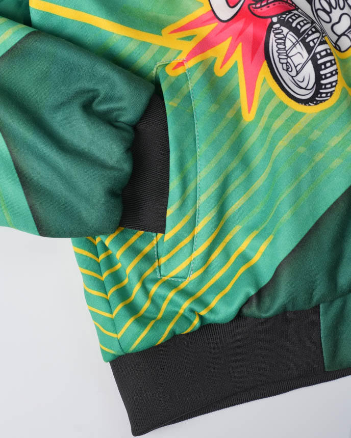 All-over Print Fleece Zip Hoodie