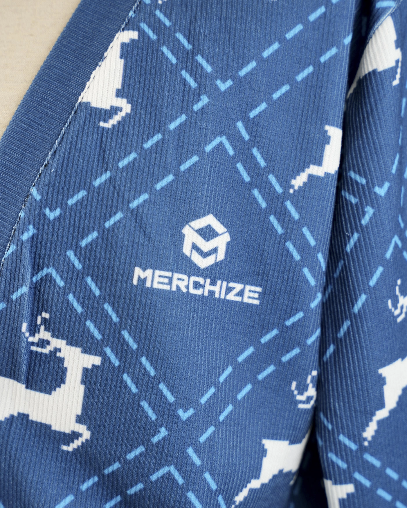 All-over Print Knitted Cardigan