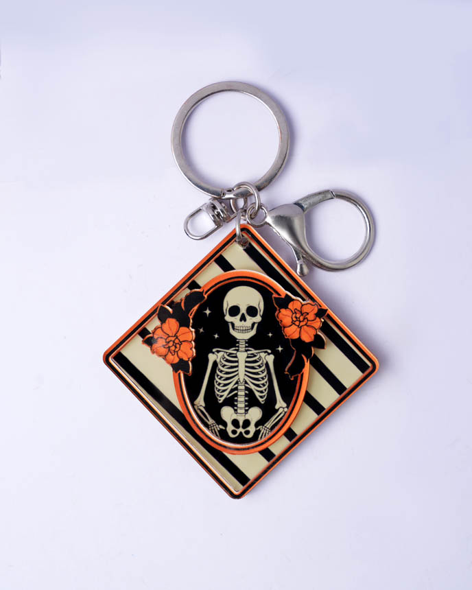 Custom Shape 2-Layer Clear Acrylic Tag