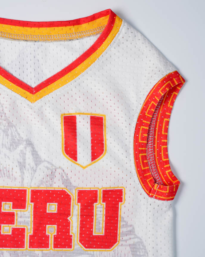 All-over Print Mesh Pet Soccer Jersey (Wide Shoulder)
