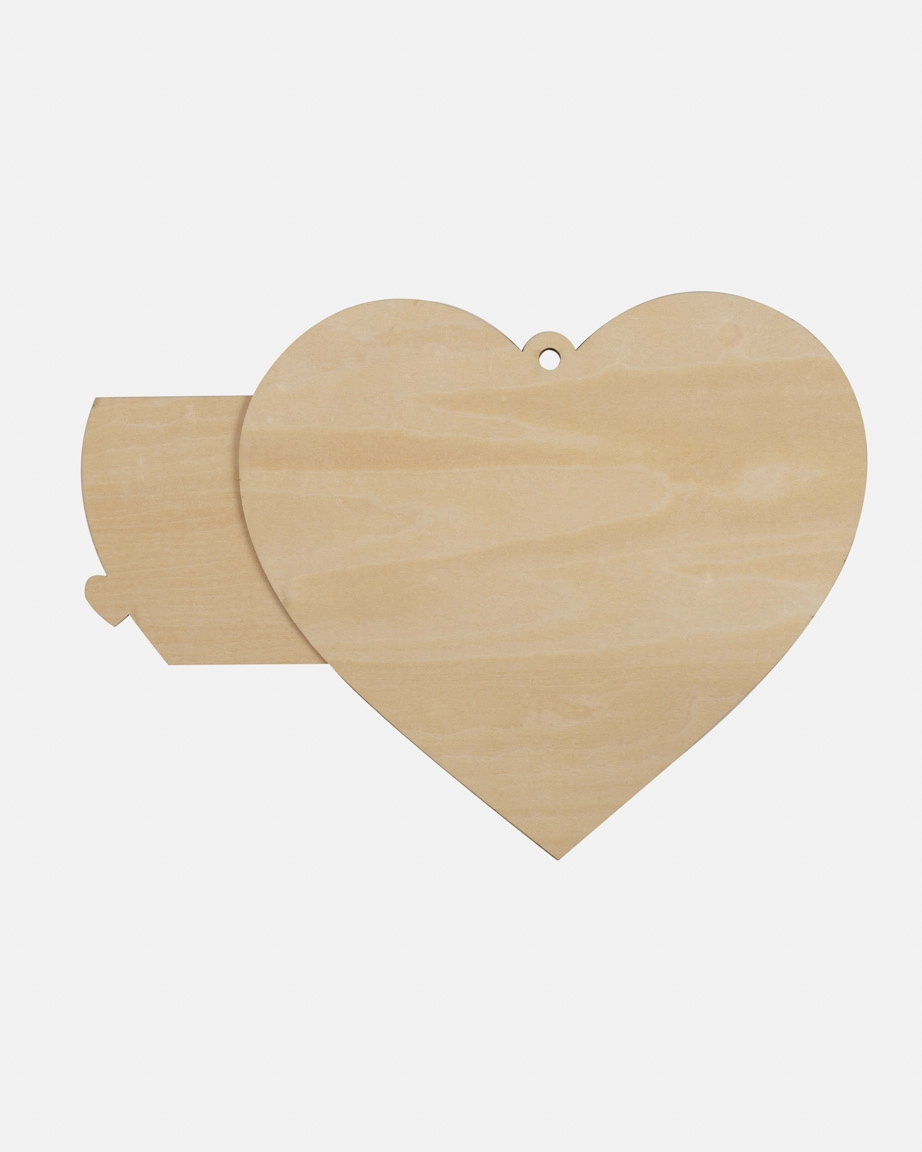 Custom Shape Wooden Slider Ornament
