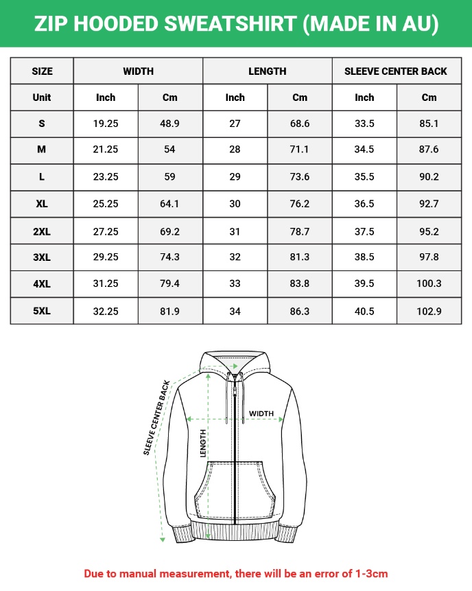 Zip Hoodie Gildan 18600 (Made in AU)