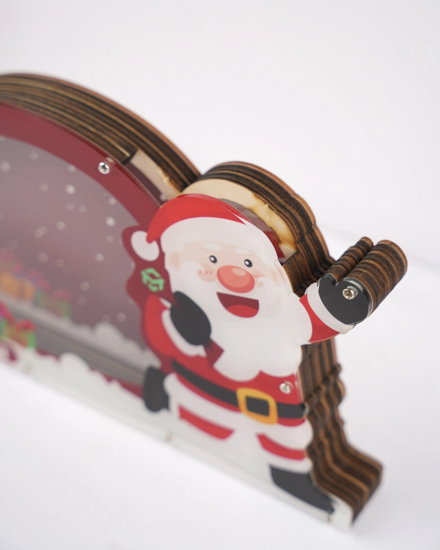 Custom Shape Wood And Acrylic Piggy Bank