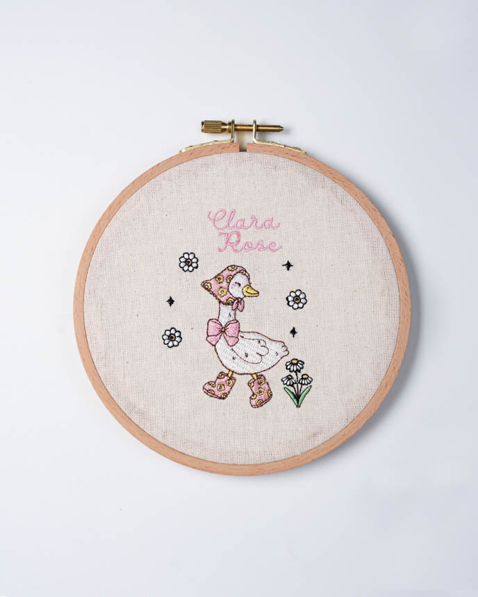 Embroidered Hoop Ornament