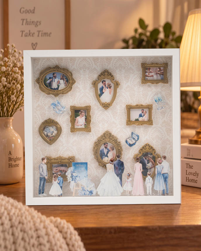 Custom Shape Acrylic And Photo Museum Frame Box