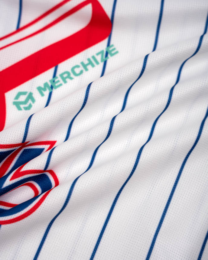 Crop Top Baseball Jersey Without Piping (White Buttons)