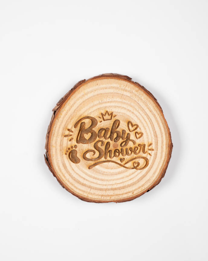 Engraved Wood Slice