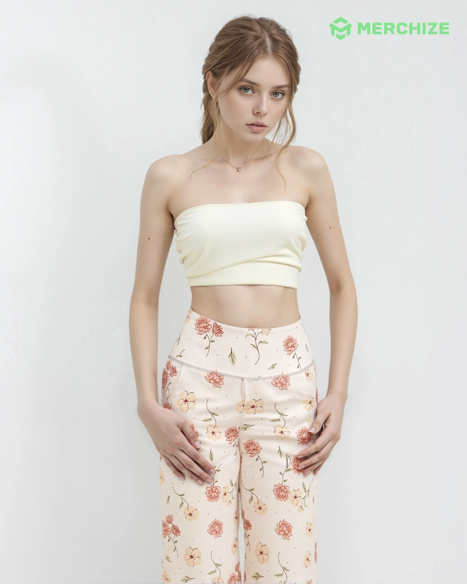 All-over Print Wide Leg Yoga Pants
