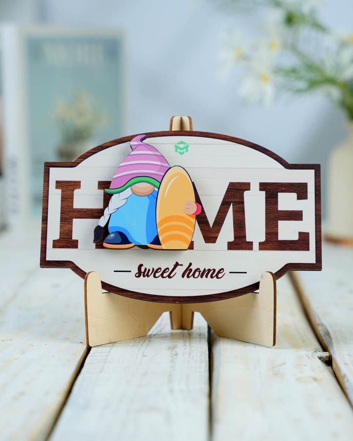 Custom Shape Interchangeable Wood Sign