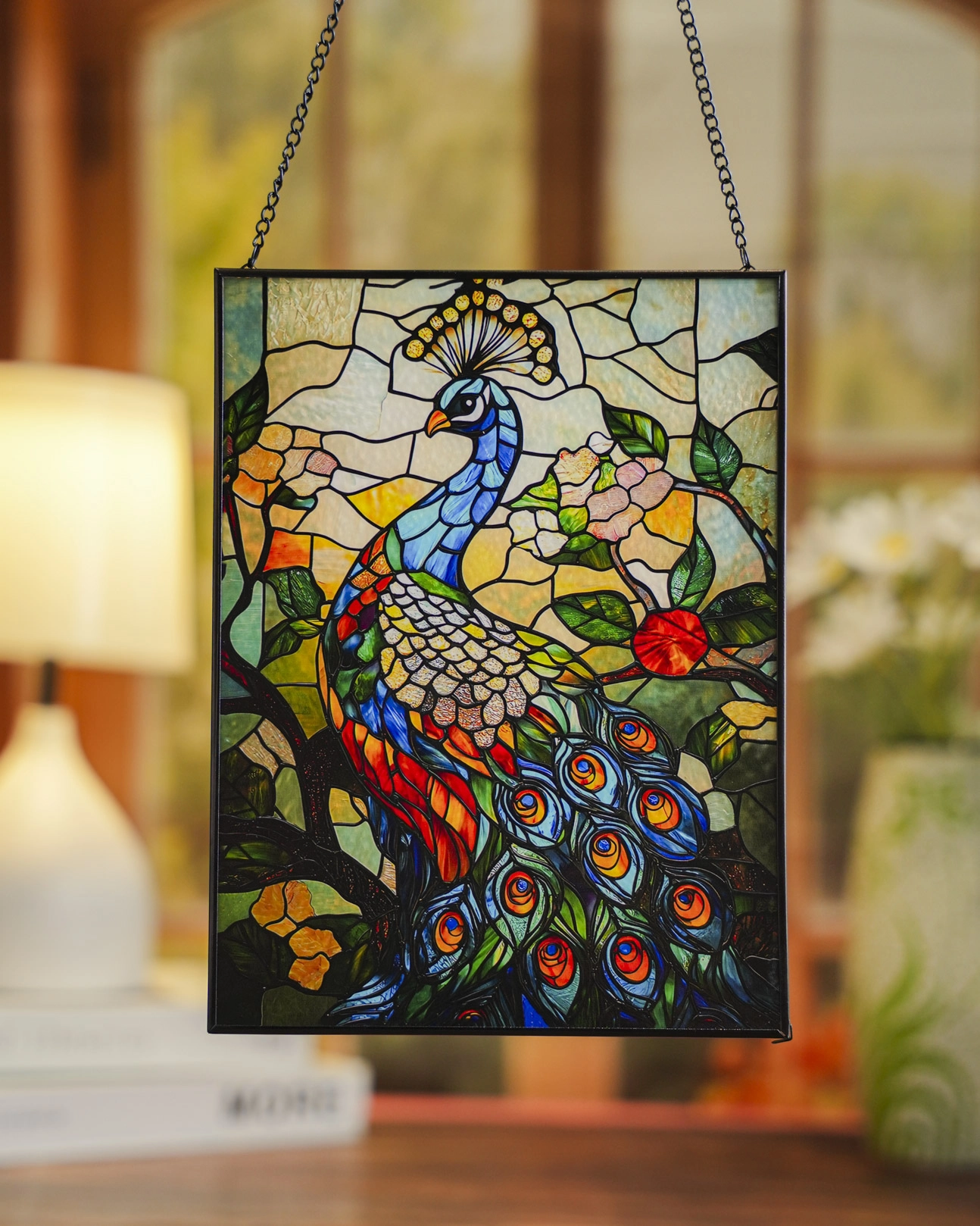 Stained Glass Suncatcher for Window Hanging