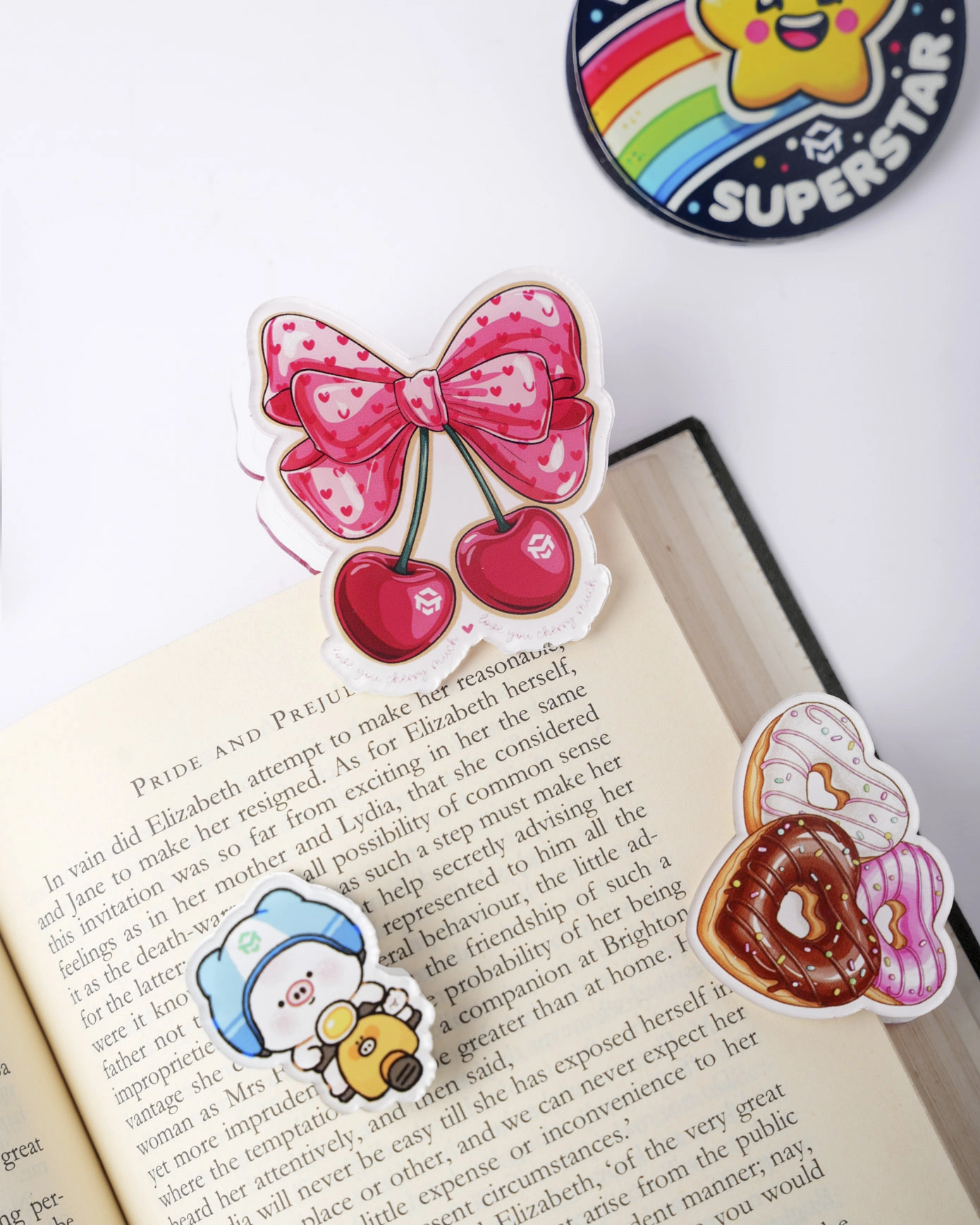 Custom Shape Acrylic Binder Clip