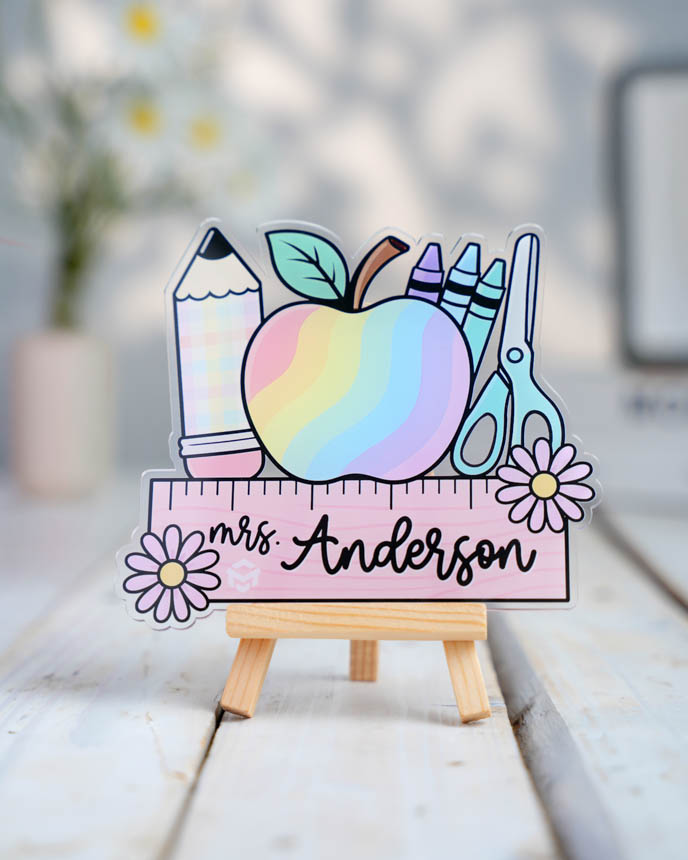 Custom Shape Acrylic Card