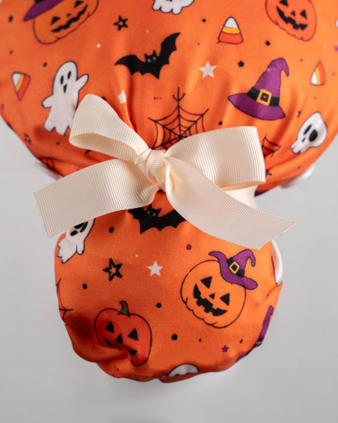 All-over Print Ponytail Scrub Cap