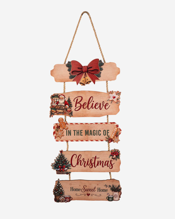 Custom Shape Wood Multi Tier Sign