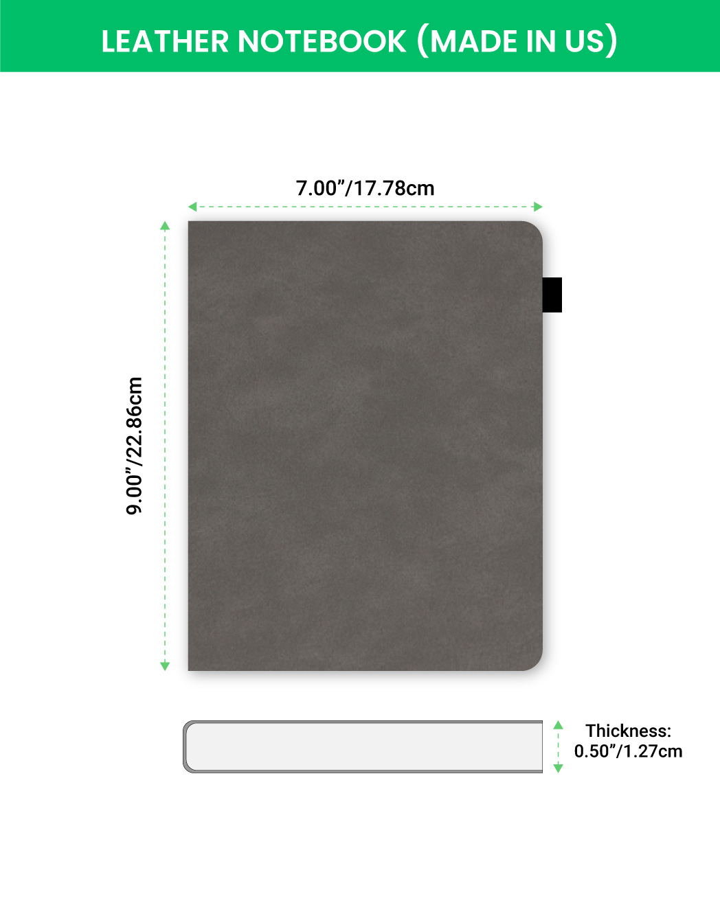  Leather Notebook (Made in US)