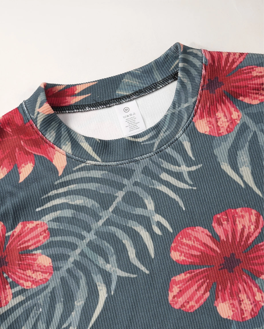 All-over Print Knitted Sweater