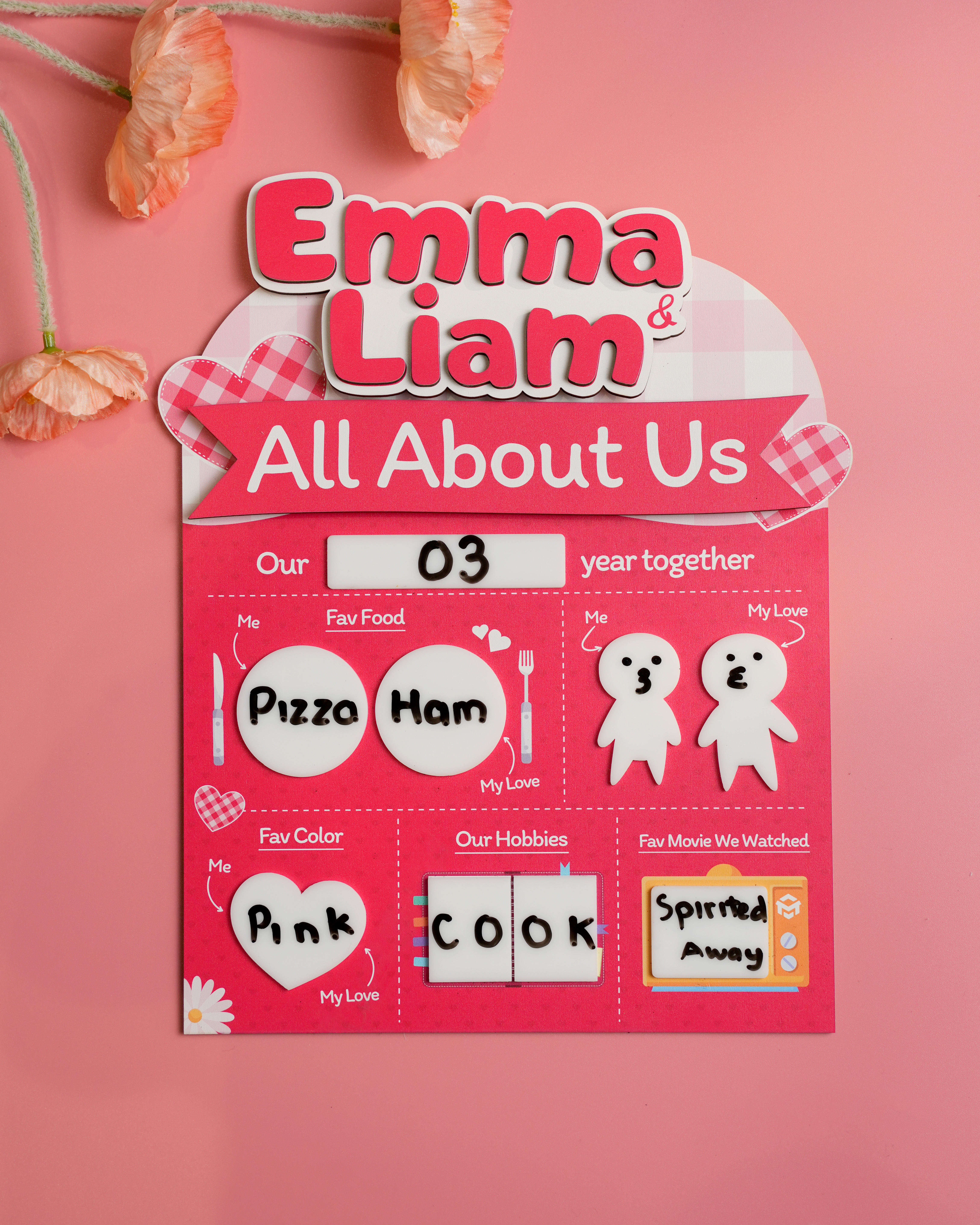 Reusable Wooden Sign (Full set)