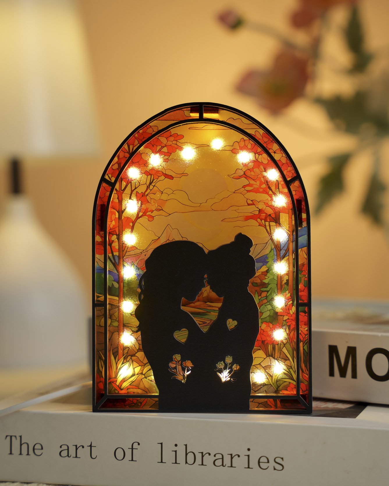 Custom Shape Suncatcher Photo Night Light Box