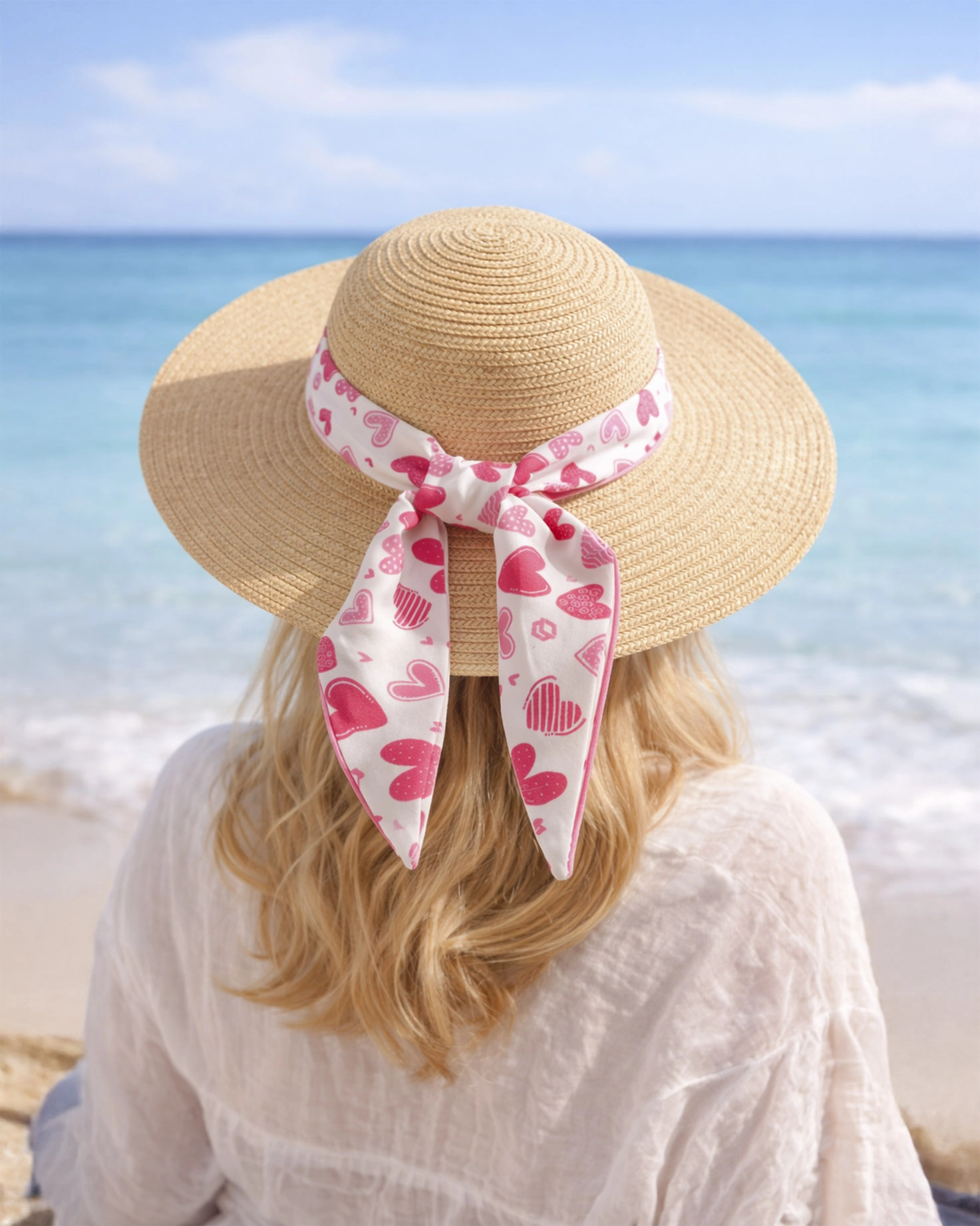 All-over Print Satin Hair Scarf