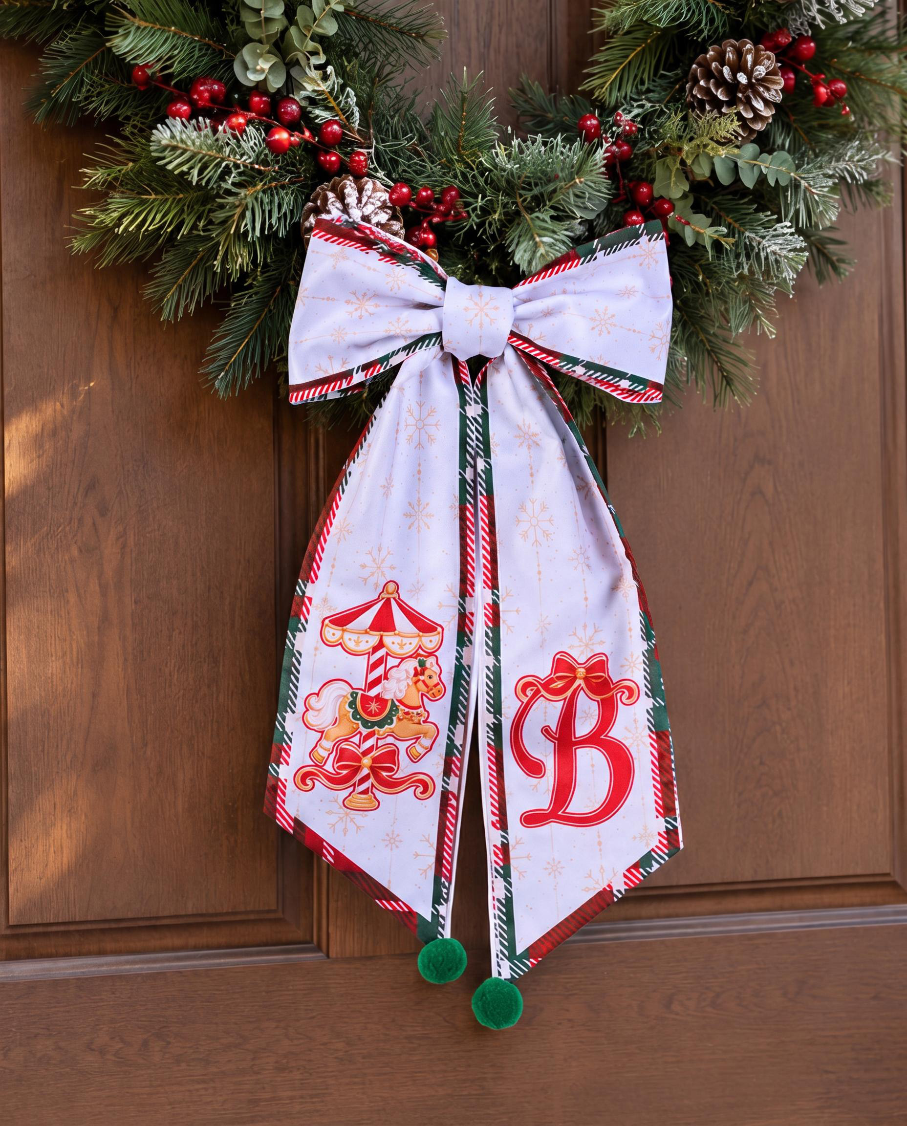 Door Wreath Sash