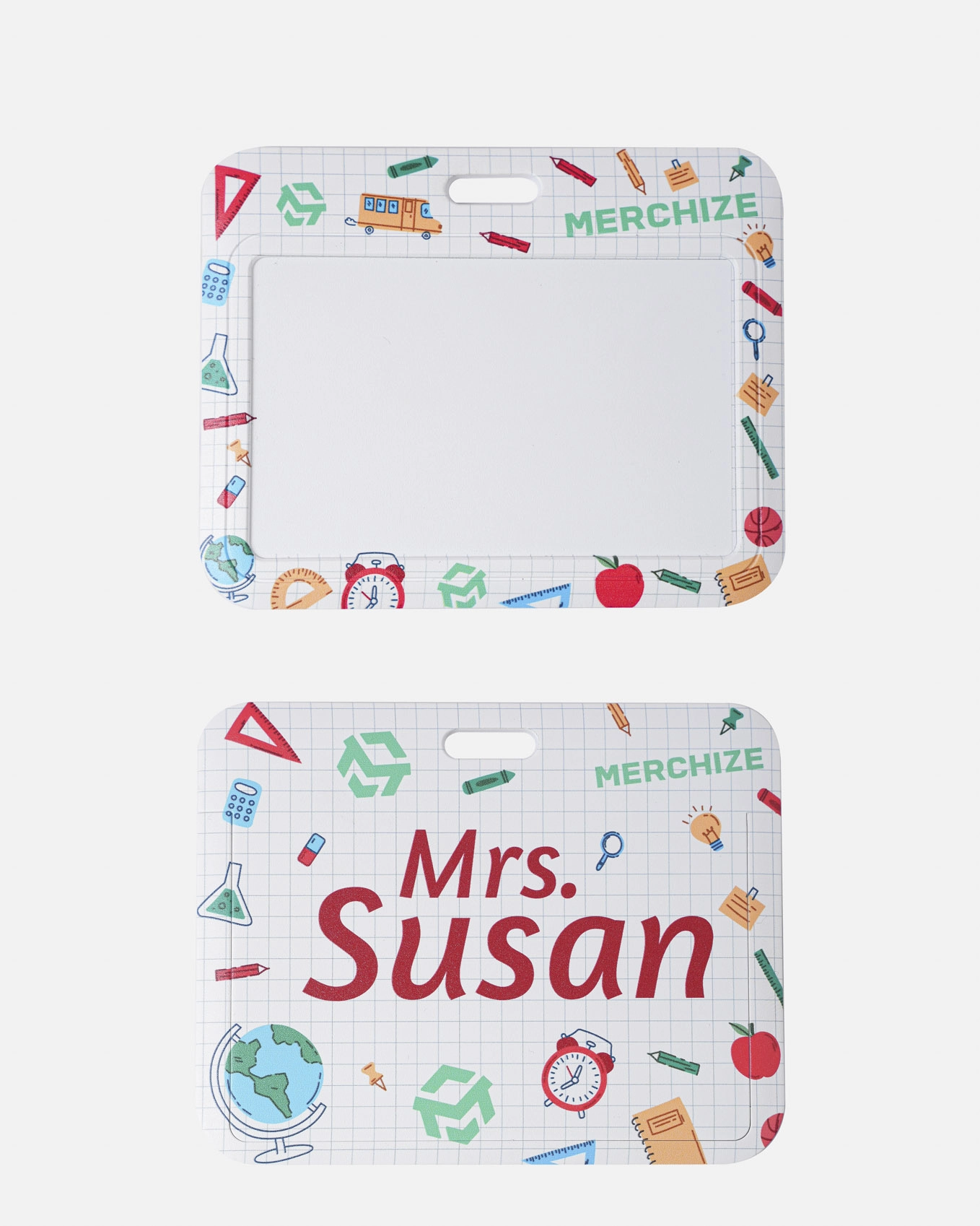 Plastic ID Badge Holder