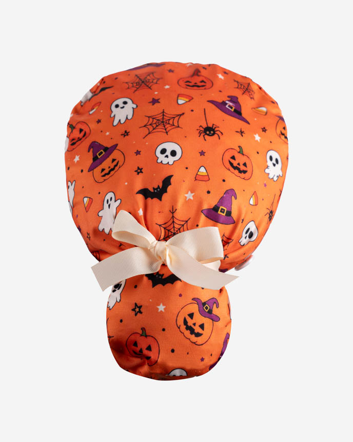 All-over Print Ponytail Scrub Cap