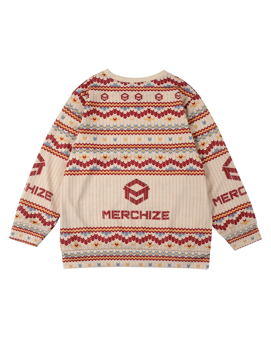 All-over Print Youth Knitted Sweater