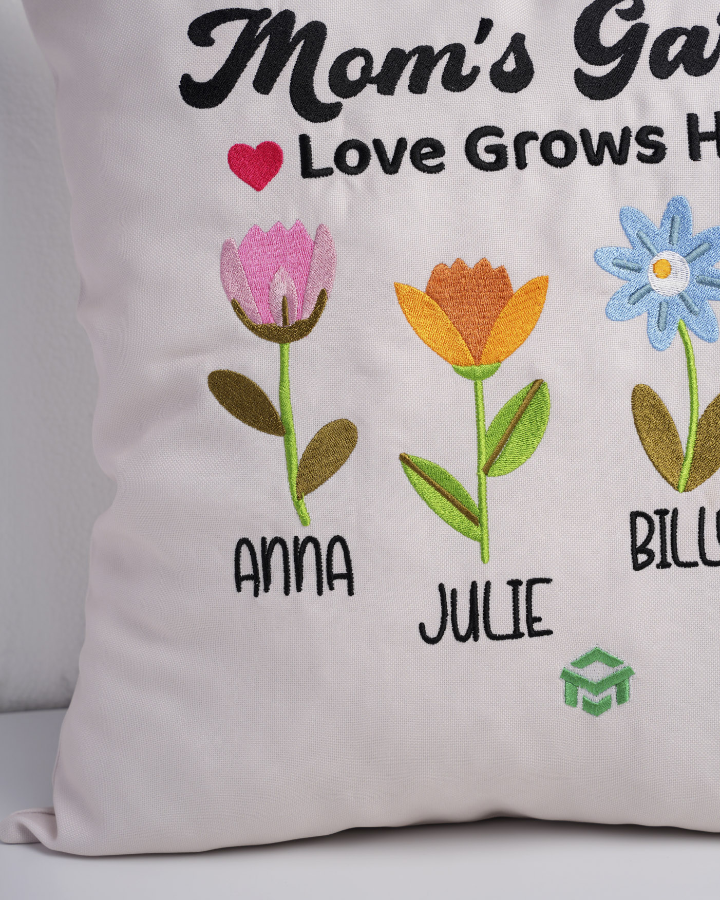 Embroidered Pillow Case