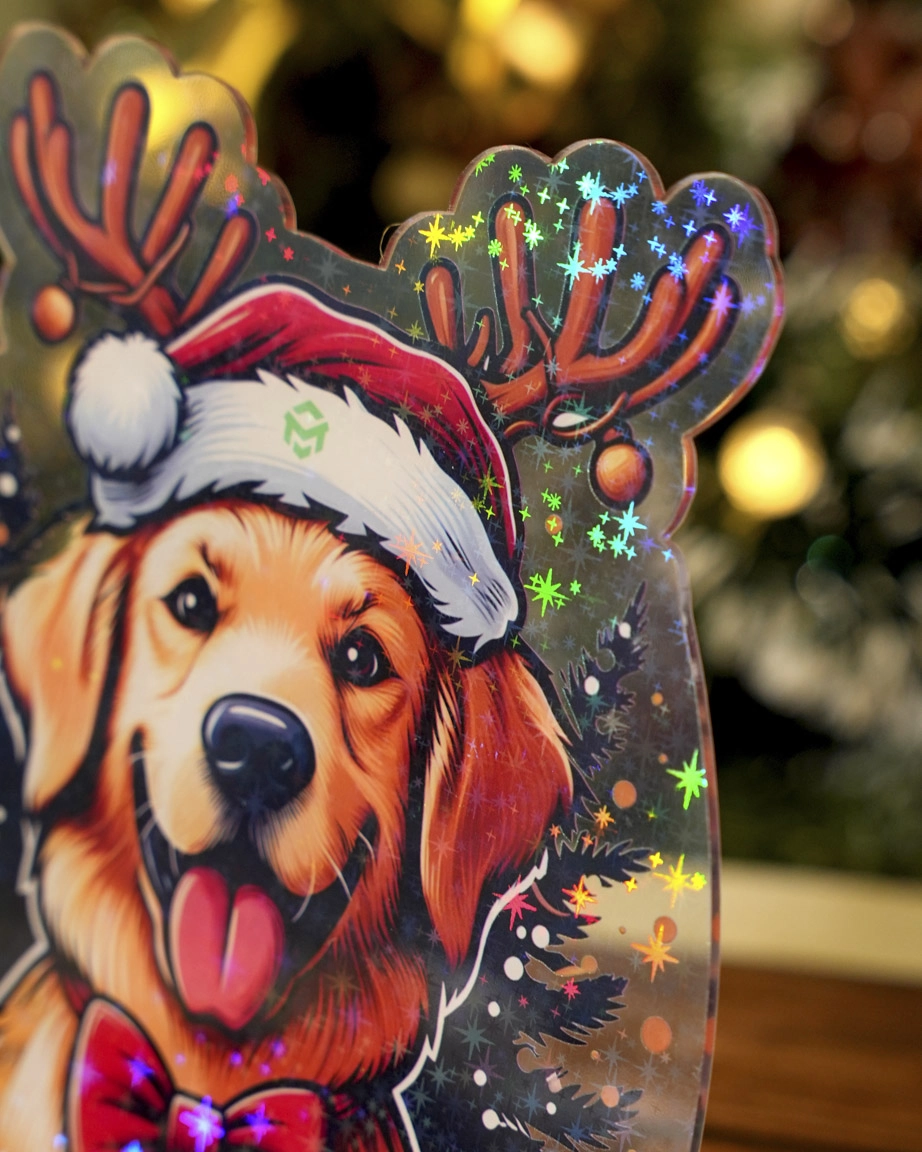 Custom Shape Hologram Plaque