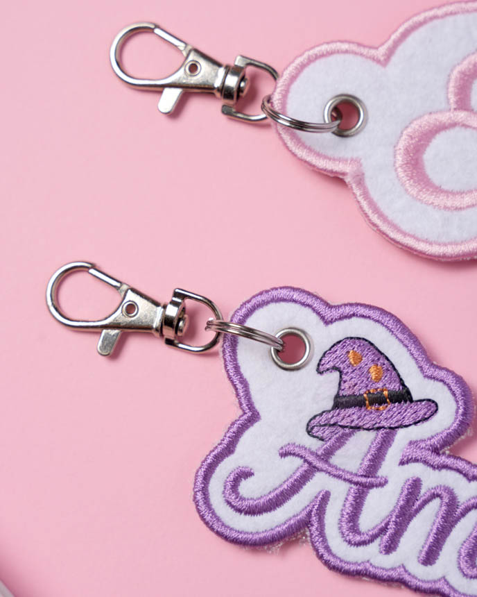 Embroidered Patch Keychain
