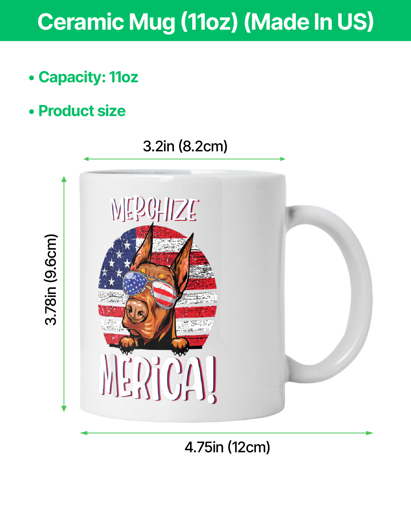 Ceramic Mug (11oz) (Made In US)