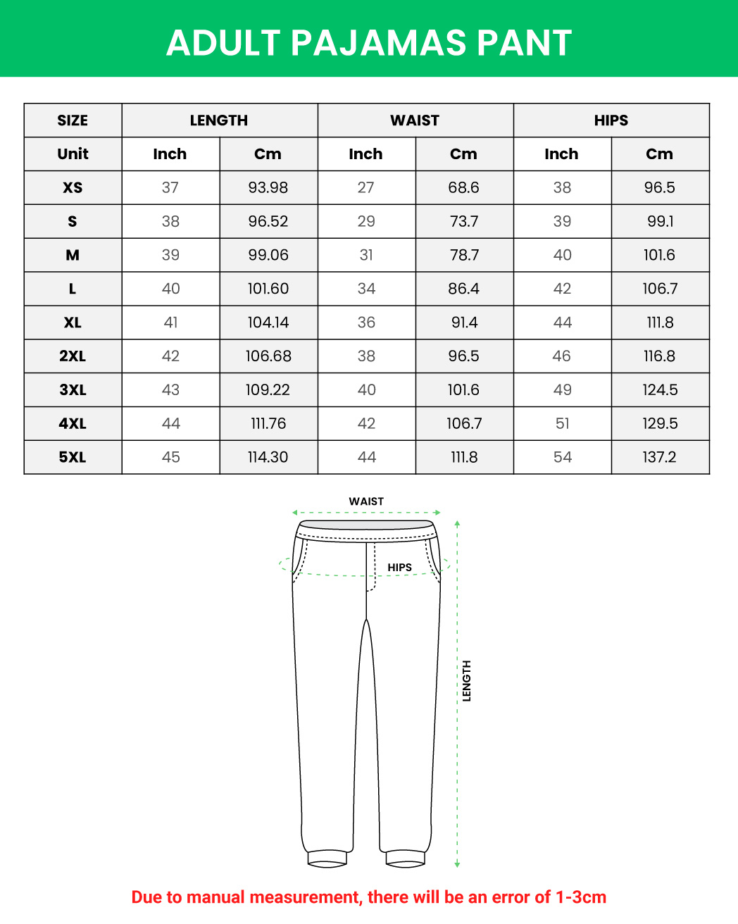All-over Print Adult Raglan Pajamas Set